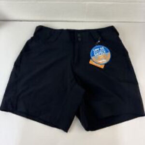 Columbia PFG Women’s Size 8 Black 7” Omni-Shade UPF 50 Shorts Coral Point NWT